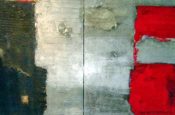 Karin Scholl Bochum moderne Kunst abstrakt Malerei Galerie Originale Gemlde groformatig Unikate schner wohnen blau grn rot Spachtelung