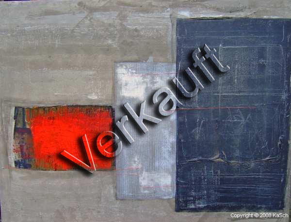 Karin Scholl Bochum moderne Kunst abstrakt Malerei Galerie Originale Gemlde groformatig Unikate schner wohnen stahlgrau feuerrot