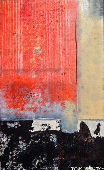 Karin Scholl Bochum moderne Kunst abstrakt Malerei Galerie Originale Gemlde groformatig Unikate schner wohnen Kenia Nairobi der Himmel brennt