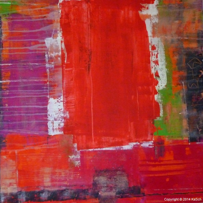 Karin Scholl Bochum moderne Kunst abstrakt Malerei Galerie Originale Gemlde groformatig Unikate schner wohnen Feuer Apfelgrn Violett Wei Schwarz Echtrot Orange